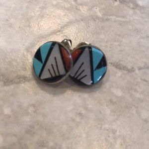 Modern geometric earrings